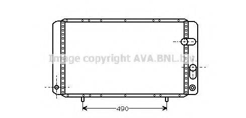 AVA QUALITY COOLING RT2123 Радіатор, охолодження двигуна