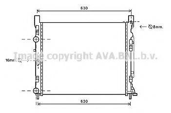 AVA QUALITY COOLING RT2470 Радіатор, охолодження двигуна