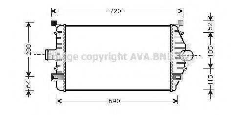 AVA QUALITY COOLING RT4277 Інтеркулер