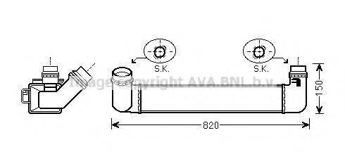 AVA QUALITY COOLING RT4461 Інтеркулер