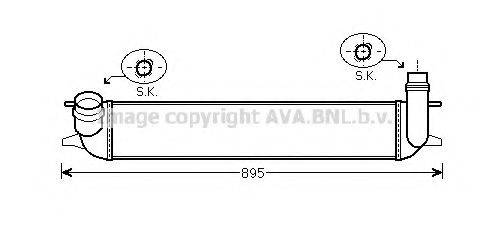 AVA QUALITY COOLING RT4462 Інтеркулер