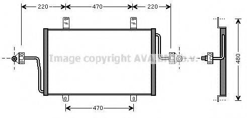 AVA QUALITY COOLING RT5279 Конденсатор, кондиціонер