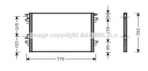 AVA QUALITY COOLING RT5280 Конденсатор, кондиціонер