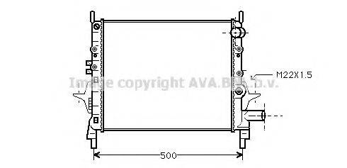 AVA QUALITY COOLING RTA2206 Радіатор, охолодження двигуна