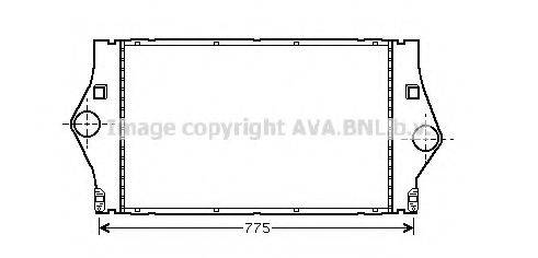 AVA QUALITY COOLING RTA4363 Інтеркулер