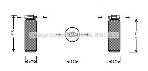 AVA QUALITY COOLING RTD015 Осушувач, кондиціонер