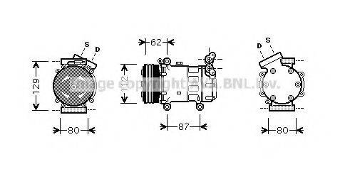 AVA QUALITY COOLING RTK331 Компресор, кондиціонер