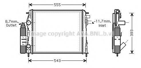 AVA QUALITY COOLING RTM323 модуль охолодження