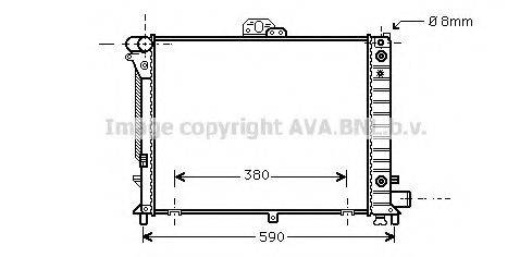 AVA QUALITY COOLING SB2046 Радіатор, охолодження двигуна