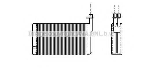 AVA QUALITY COOLING SB6021 Теплообмінник, опалення салону