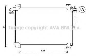 AVA QUALITY COOLING SBA5074 Конденсатор, кондиціонер