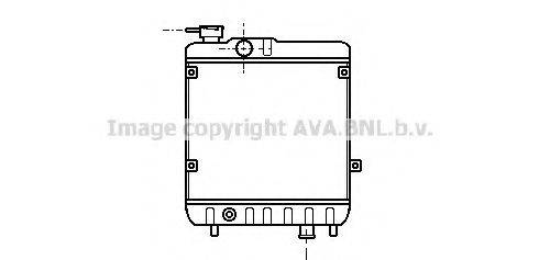 AVA QUALITY COOLING ST2011 Радіатор, охолодження двигуна