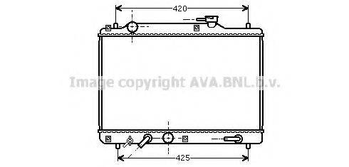 AVA QUALITY COOLING SZ2052 Радіатор, охолодження двигуна