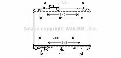 AVA QUALITY COOLING SZ2083 Радіатор, охолодження двигуна