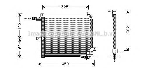 AVA QUALITY COOLING SZ5042 Конденсатор, кондиціонер