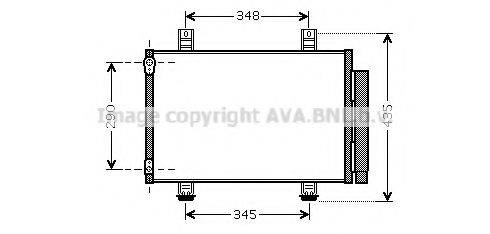 AVA QUALITY COOLING SZA5087D Конденсатор, кондиціонер