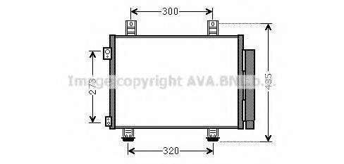 AVA QUALITY COOLING SZA5117D Конденсатор, кондиціонер