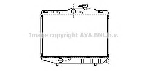 AVA QUALITY COOLING TO2038 Радіатор, охолодження двигуна