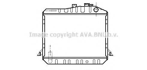 AVA QUALITY COOLING TO2106 Радіатор, охолодження двигуна