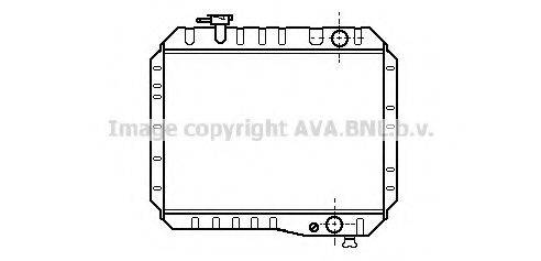 AVA QUALITY COOLING TO2119 Радіатор, охолодження двигуна