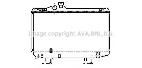 AVA QUALITY COOLING TO2154 Радіатор, охолодження двигуна