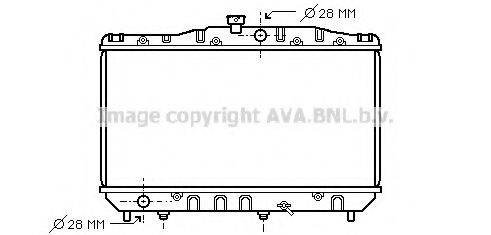 AVA QUALITY COOLING TO2158 Радіатор, охолодження двигуна