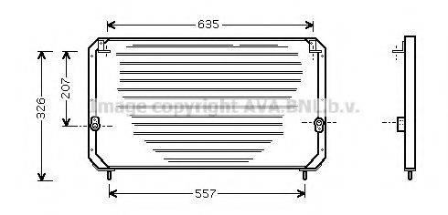 AVA QUALITY COOLING TO5202 Конденсатор, кондиціонер