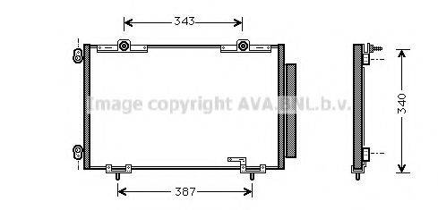 AVA QUALITY COOLING TO5266D Конденсатор, кондиціонер