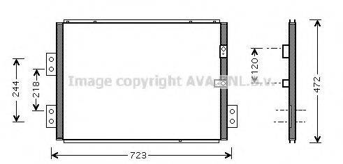 AVA QUALITY COOLING TO5277 Конденсатор, кондиціонер