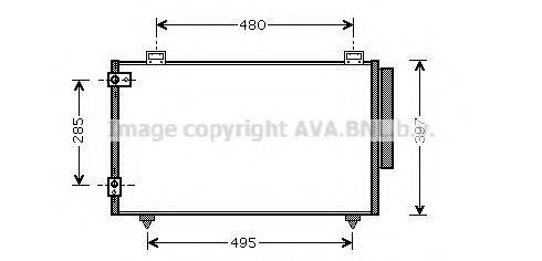 AVA QUALITY COOLING TO5286D Конденсатор, кондиціонер