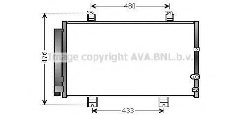 AVA QUALITY COOLING TO5662D Конденсатор, кондиціонер