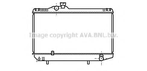 AVA QUALITY COOLING TOA2093 Радіатор, охолодження двигуна