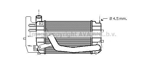 AVA QUALITY COOLING TOA4361 Інтеркулер