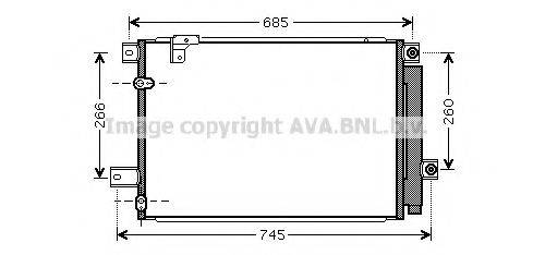 AVA QUALITY COOLING TOA5409D Конденсатор, кондиціонер