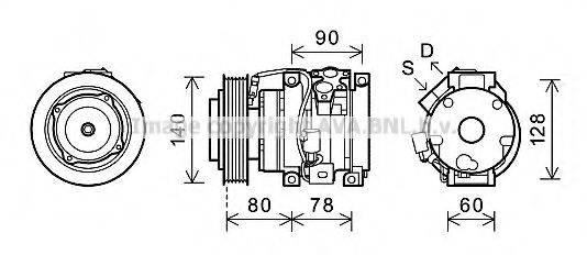 AVA QUALITY COOLING TOK620 Компресор, кондиціонер