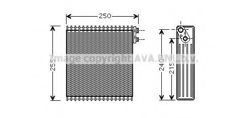 AVA QUALITY COOLING TOV389 Випарник, кондиціонер