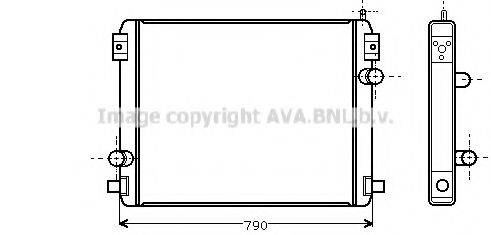 AVA QUALITY COOLING VL2001 Радіатор, охолодження двигуна