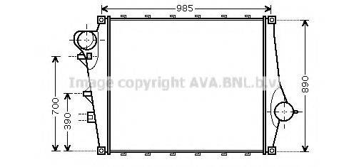 AVA QUALITY COOLING VL4044 Інтеркулер