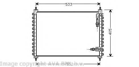 AVA QUALITY COOLING VO5075 Конденсатор, кондиціонер