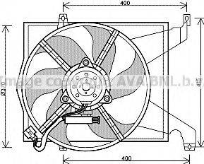 AVA QUALITY COOLING VO7511 Вентилятор, охолодження двигуна