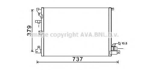 AVA QUALITY COOLING VOA5152D Конденсатор, кондиціонер