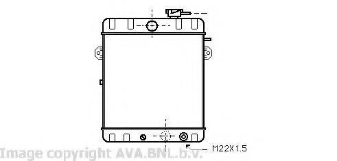 AVA QUALITY COOLING VW2007 Радіатор, охолодження двигуна