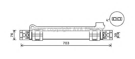 AVA QUALITY COOLING VW3315 Олійний радіатор, автоматична коробка передач