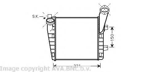 AVA QUALITY COOLING VW4235 Інтеркулер