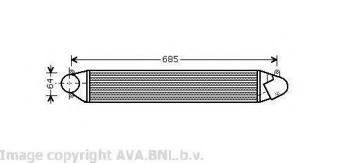 AVA QUALITY COOLING VW4248 Інтеркулер