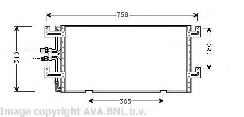 AVA QUALITY COOLING VW5145 Конденсатор, кондиціонер