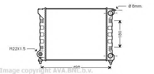 AVA QUALITY COOLING VWA2040 Радіатор, охолодження двигуна