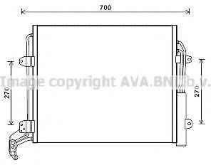 AVA QUALITY COOLING VWA5324D Конденсатор, кондиціонер