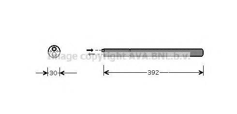 AVA QUALITY COOLING VWD212 Осушувач, кондиціонер