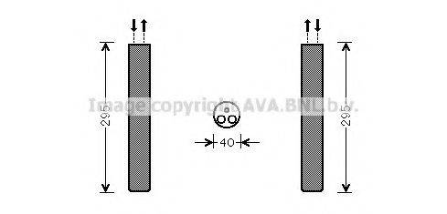 AVA QUALITY COOLING VWD304 Осушувач, кондиціонер